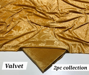 KOREAN VELVET 2PC KV-18 ( Gold )